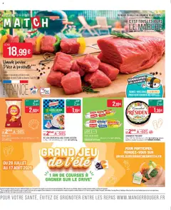 Prévisualisation de Catalogue du magasin Match Supermarché formulaire valide 29/07/2025