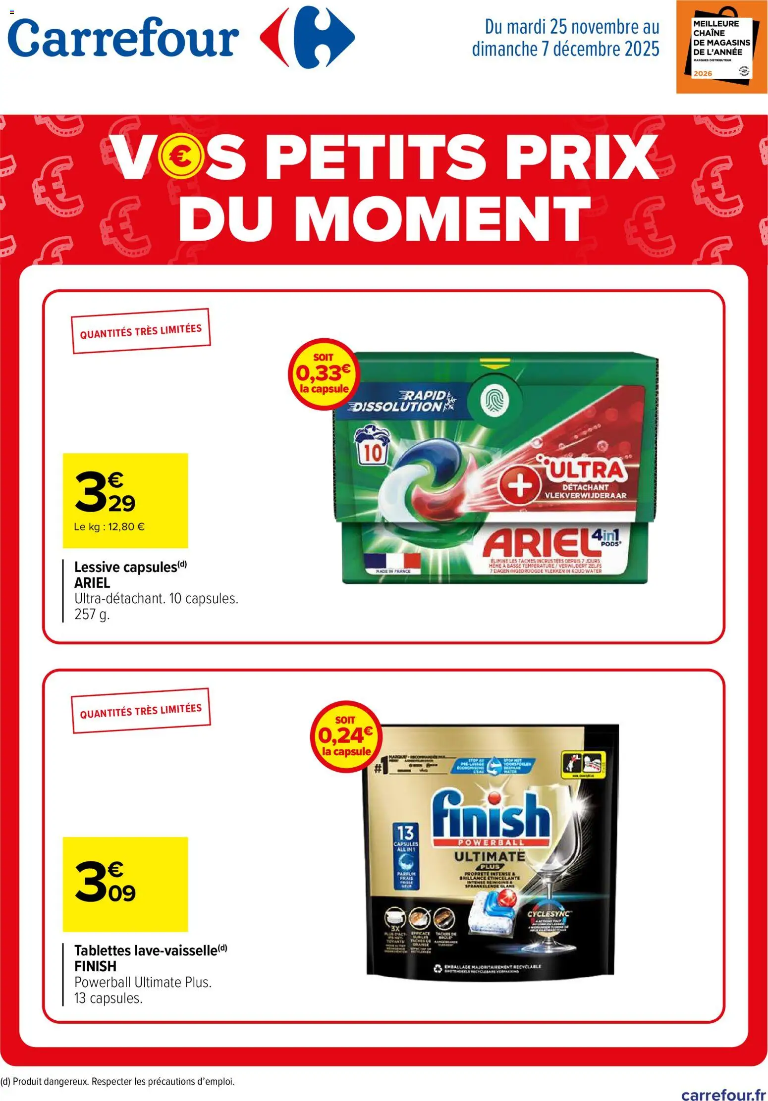 Prévisualisation de Vos petits prix du moment du magasin Carrefour formulaire valide 25/11/2025