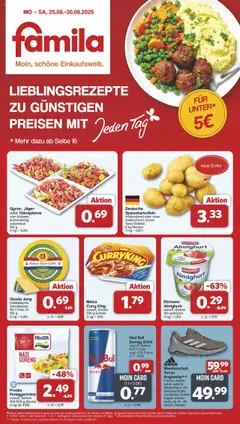 Vorschau von dem Prospekt des Geschäftes Famila Nordwest, gültig ab dem 25.08.2025