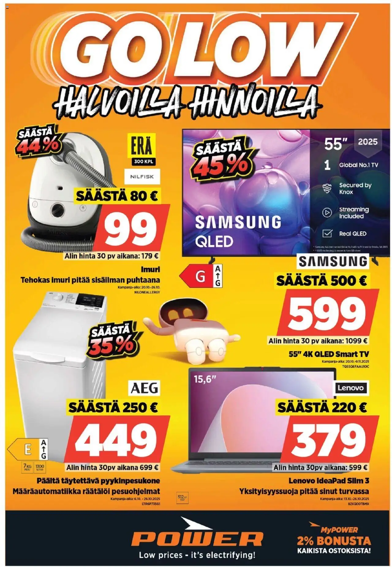 Power-kaupan Tarjoukset voimassa 20/10/2025 - Sivulla 1
