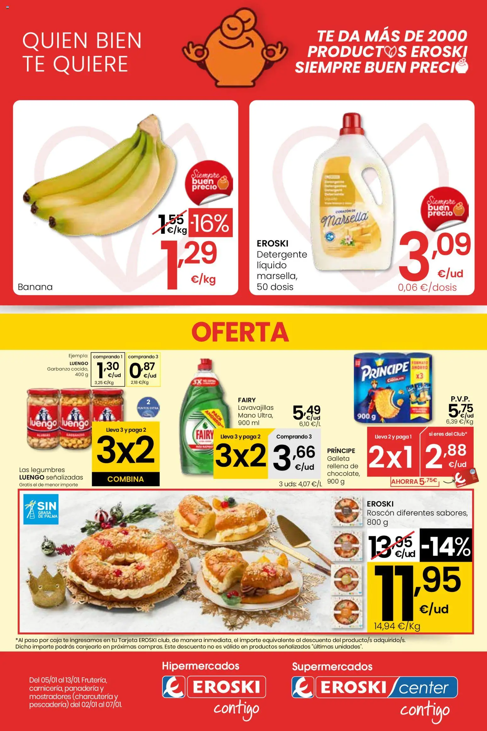Vista previa del folleto de la tienda Eroski válido desde el 05/01/2026 