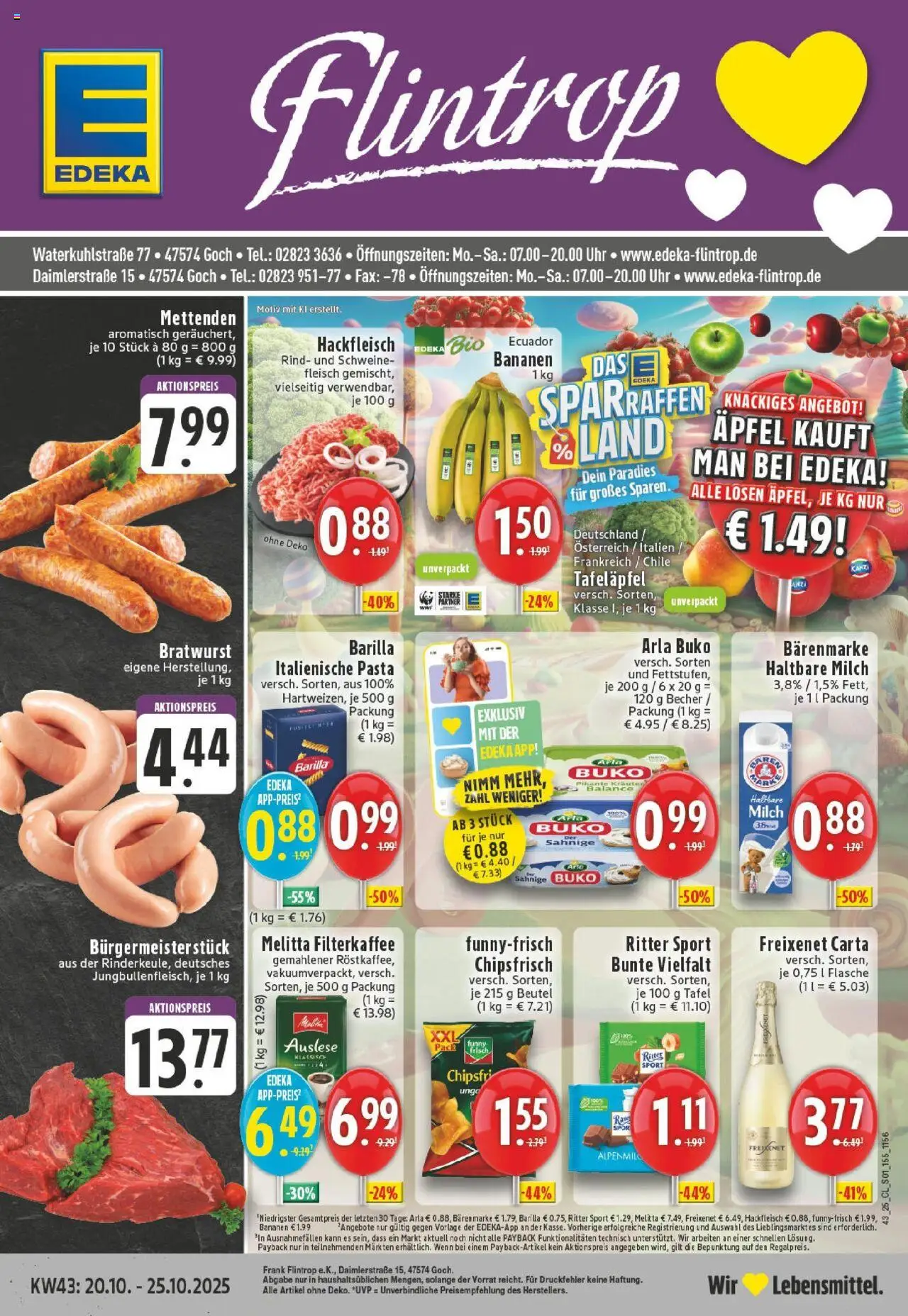 EDEKA Prospekt ab 19.10.2025 - Prospekt Goch Online