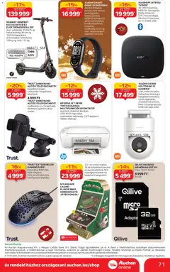 Auchan - Akciós újság Auchan megtekintése, amely érvényes 2025.12.11.-től | Oldal: 71