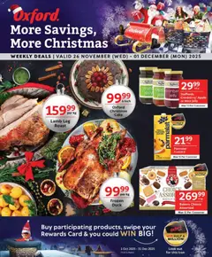 Preview of Oxford Freshmarket flyer valid from 26/11/2025