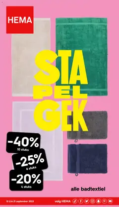 Voorbeeld van Folder van winkel Hema geldig vanaf 15-09-2025