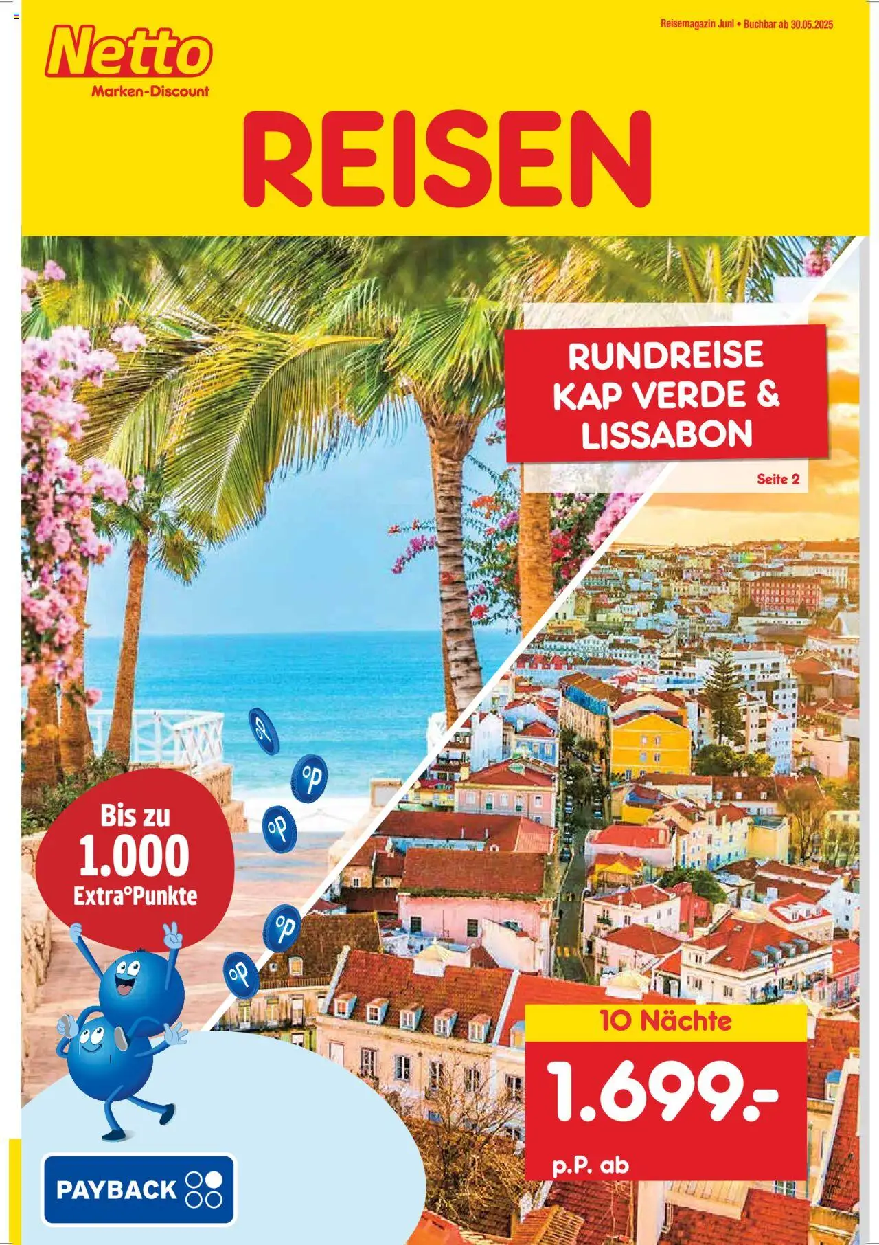 Netto Reisen Prospekt (vom 30.05.2025 - 30.06.2025)