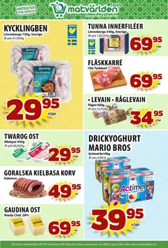 Förhandsgranska reklamblad Aktuella reklamblad Matvärlden - Tensta från butik Matvärlden gäller från 27/10/2025
