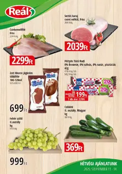 Reál - Bevásárló hétvége - Kelet Magyarország megtekintése, amely érvényes 2025.09.11.-től