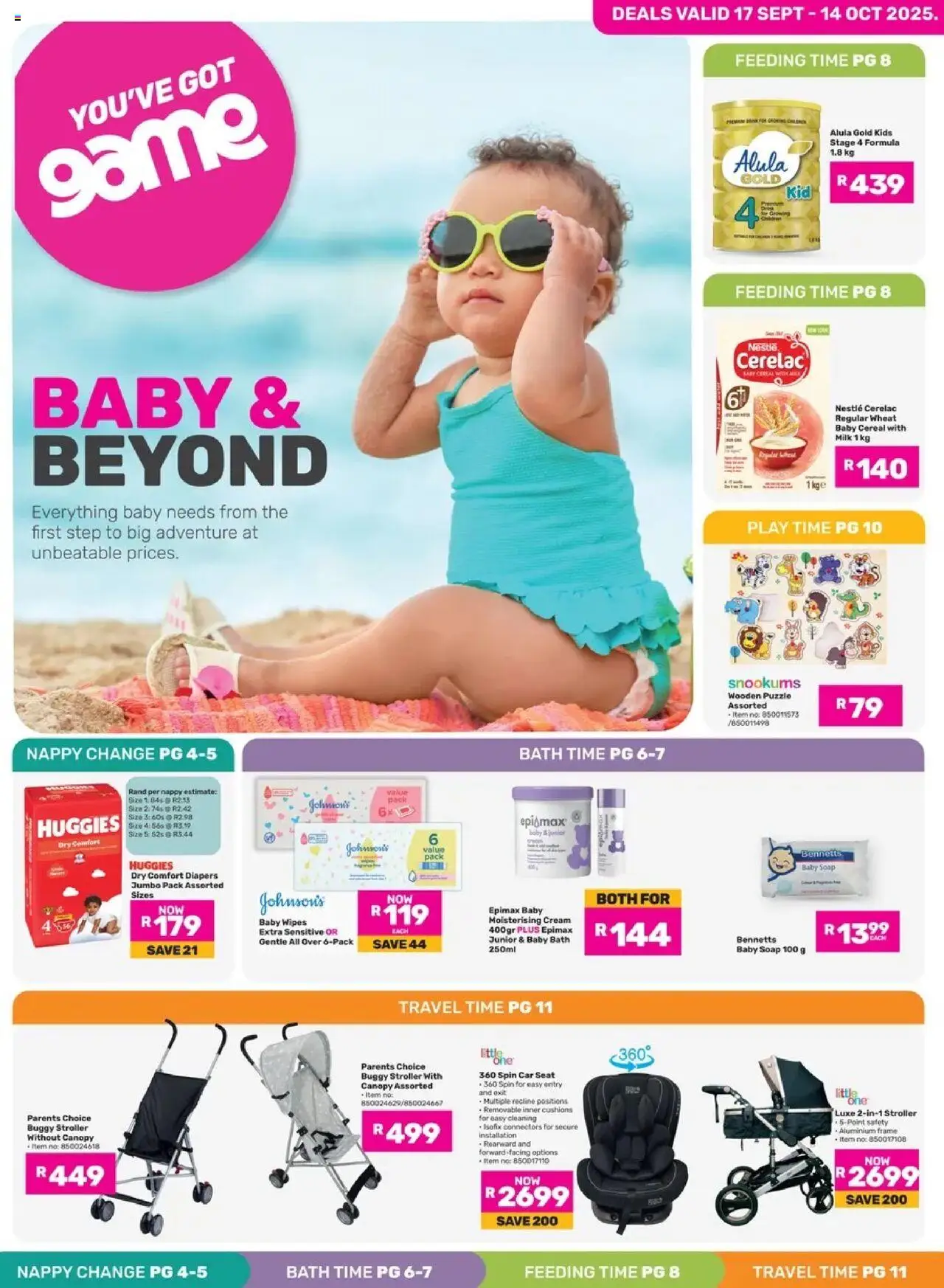 Game Baby & Beyond from 17/09 - 14/10/2025 > Promotions