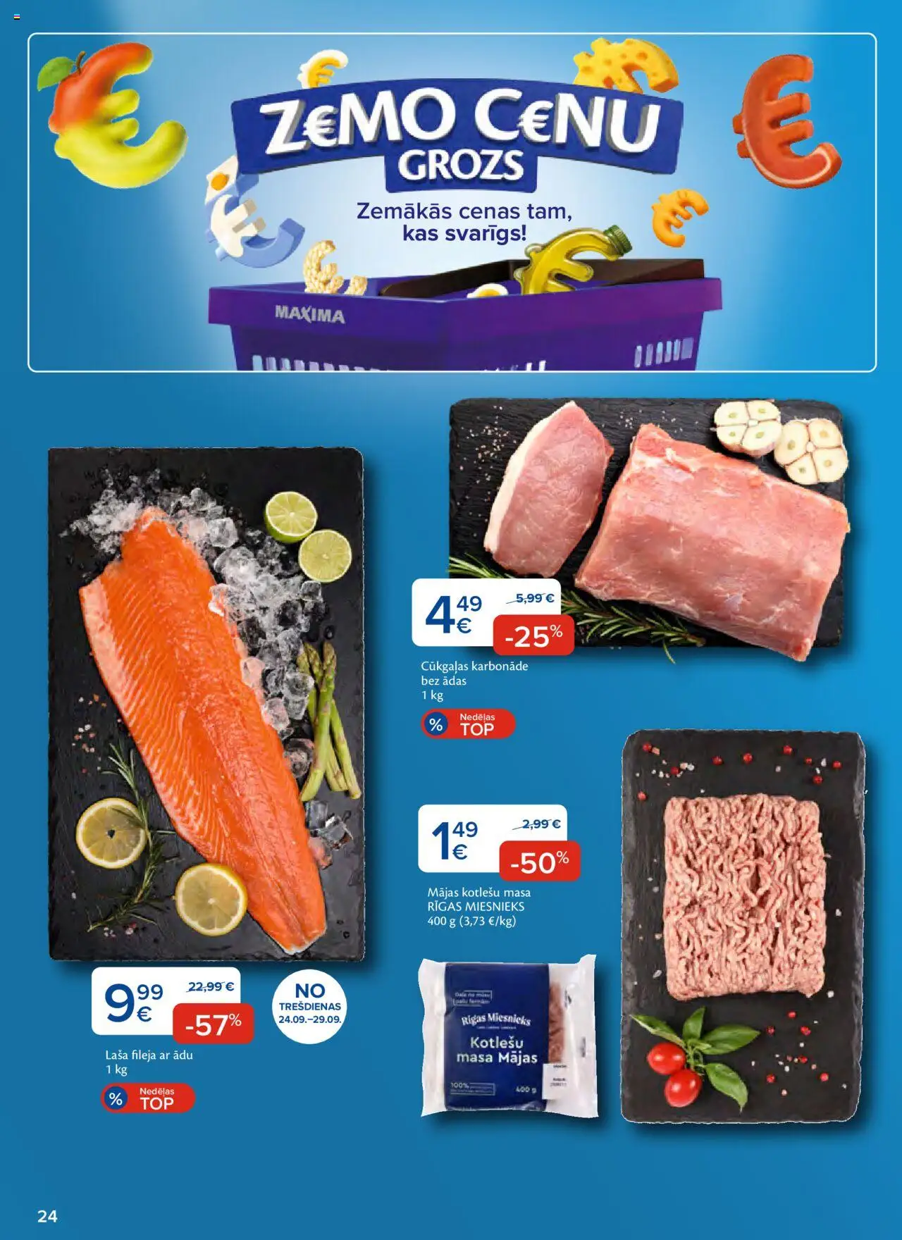 Skatīt Maxima akciju bukletu, derīgs no 2025.09.23