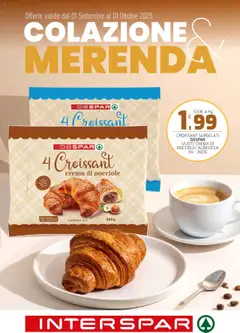Anteprima dell'opuscolo Volantino Colazione dal negozio Interspar valido da 05/09/2025