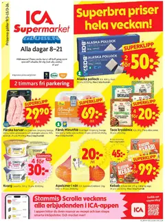 Förhandsgranska reklamblad Stockholm Globen från butik ICA Supermarket gäller från 09/03/2026