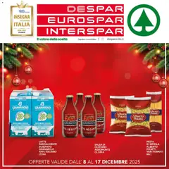 Anteprima dell'opuscolo Volantino Sicilia dal negozio Eurospar valido da 08/12/2025