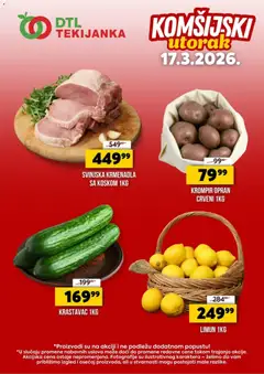 Pregled Tekijanka kataloga - važi od 17.03.2026