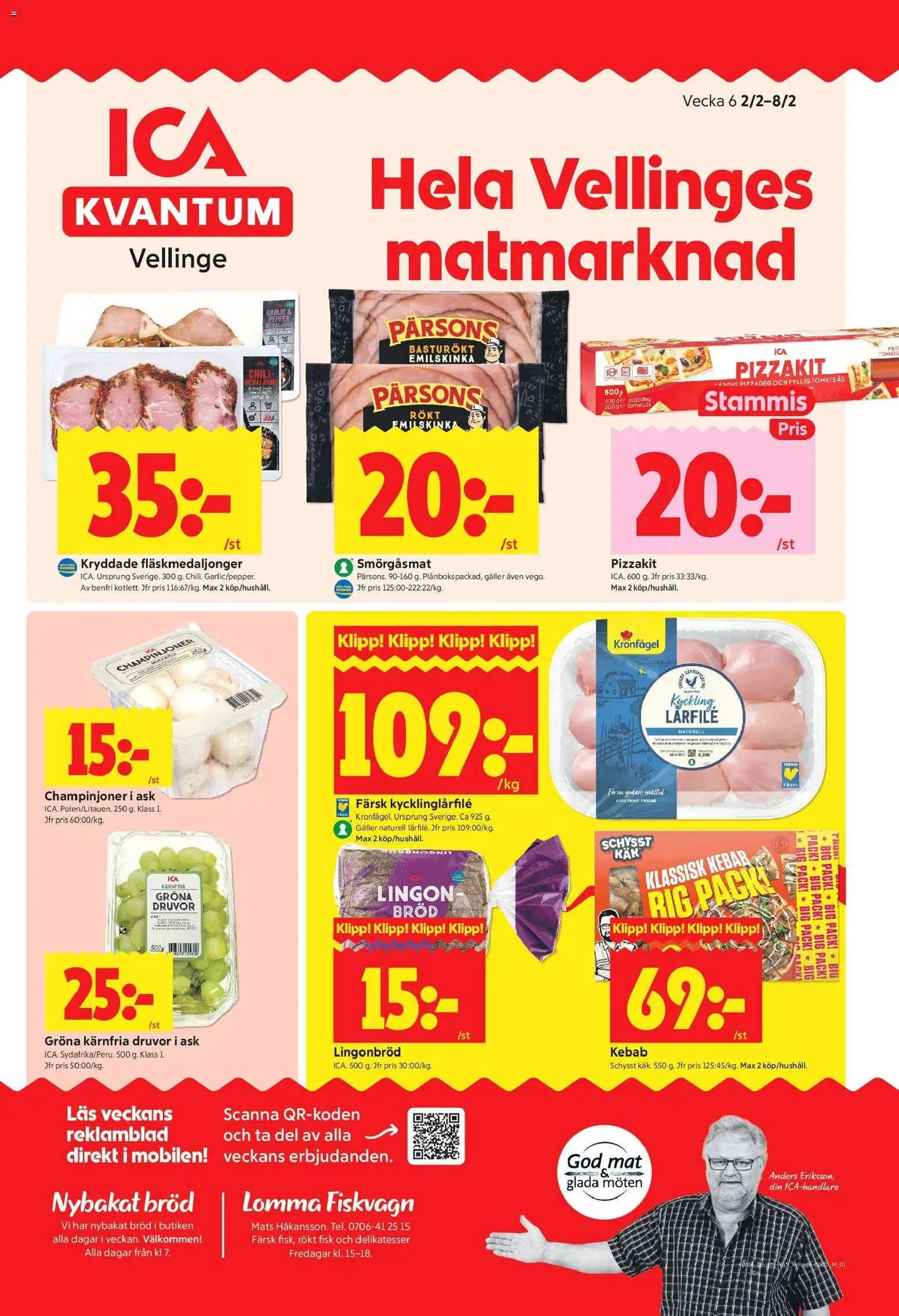 Förhandsgranska reklamblad Vellinge från butik ICA Kvantum gäller från 02/02/2026