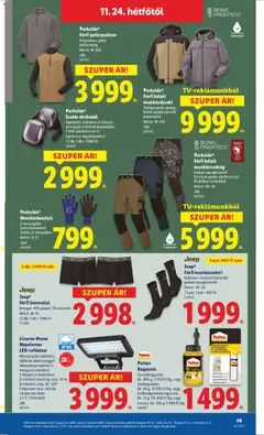 Lidl - Black Friday megtekintése, amely érvényes 2025.11.20.-től | Oldal: 45
