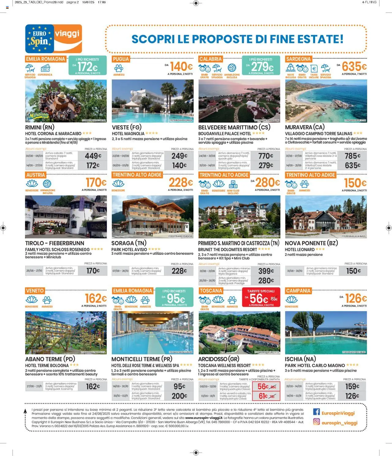 Volantino Eurospin valido da 11/08/2025 numero di pagina 1
