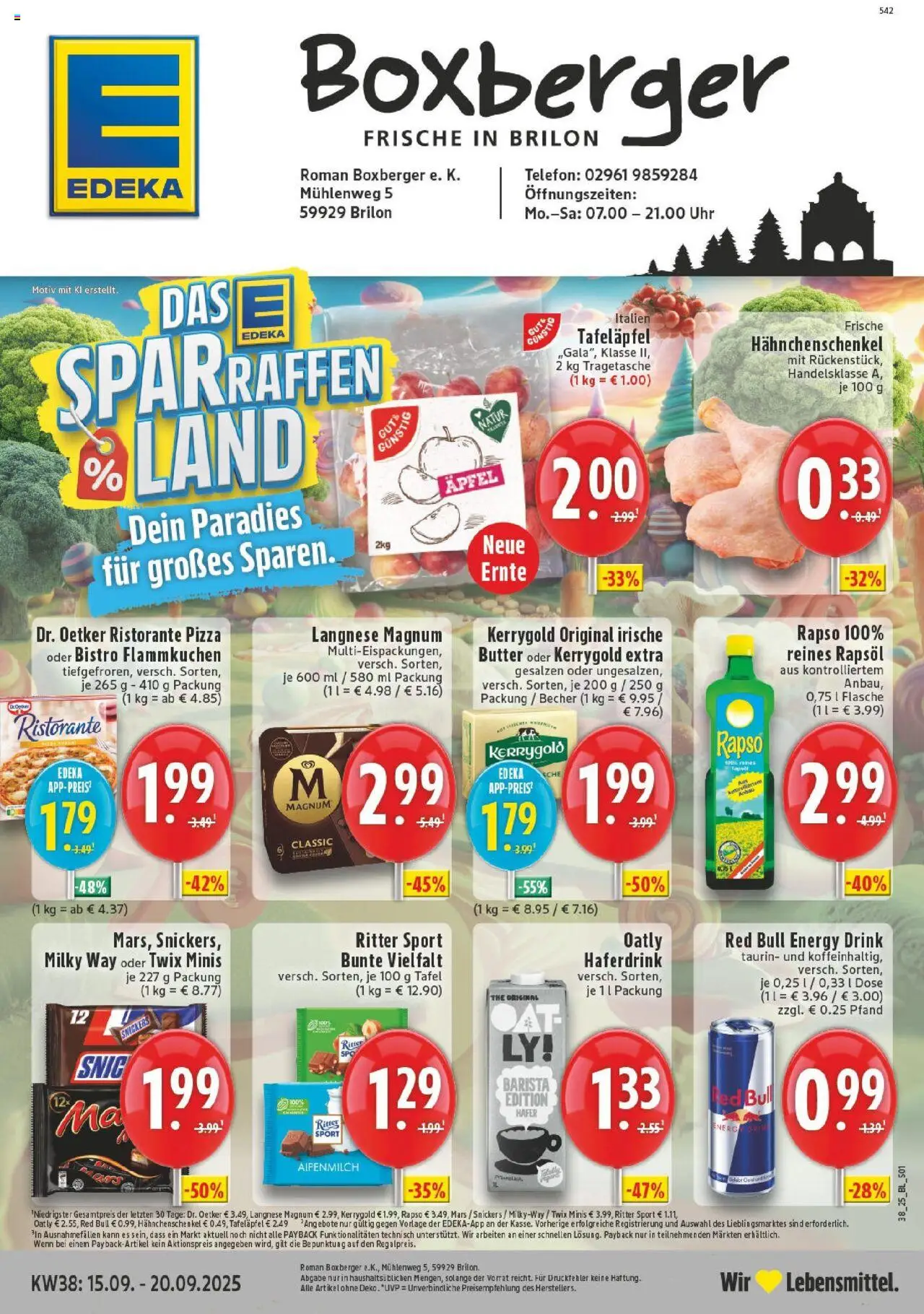 EDEKA Prospekt ab 14.09.2025 - Prospekt Brilon Online