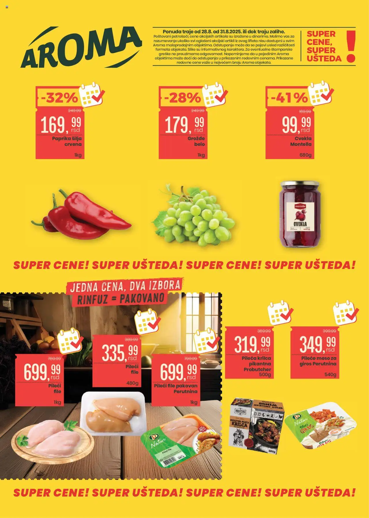 Aroma Market katalog važi od 28.08.2025 - stranica 1