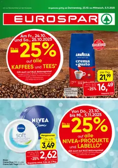 Vorschau der Angebote: Eurospar Wien gültig ab 23.10.2025