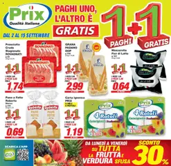 Anteprima dell'opuscolo Volantino Vicenza dal negozio Prix valido da 02/09/2025