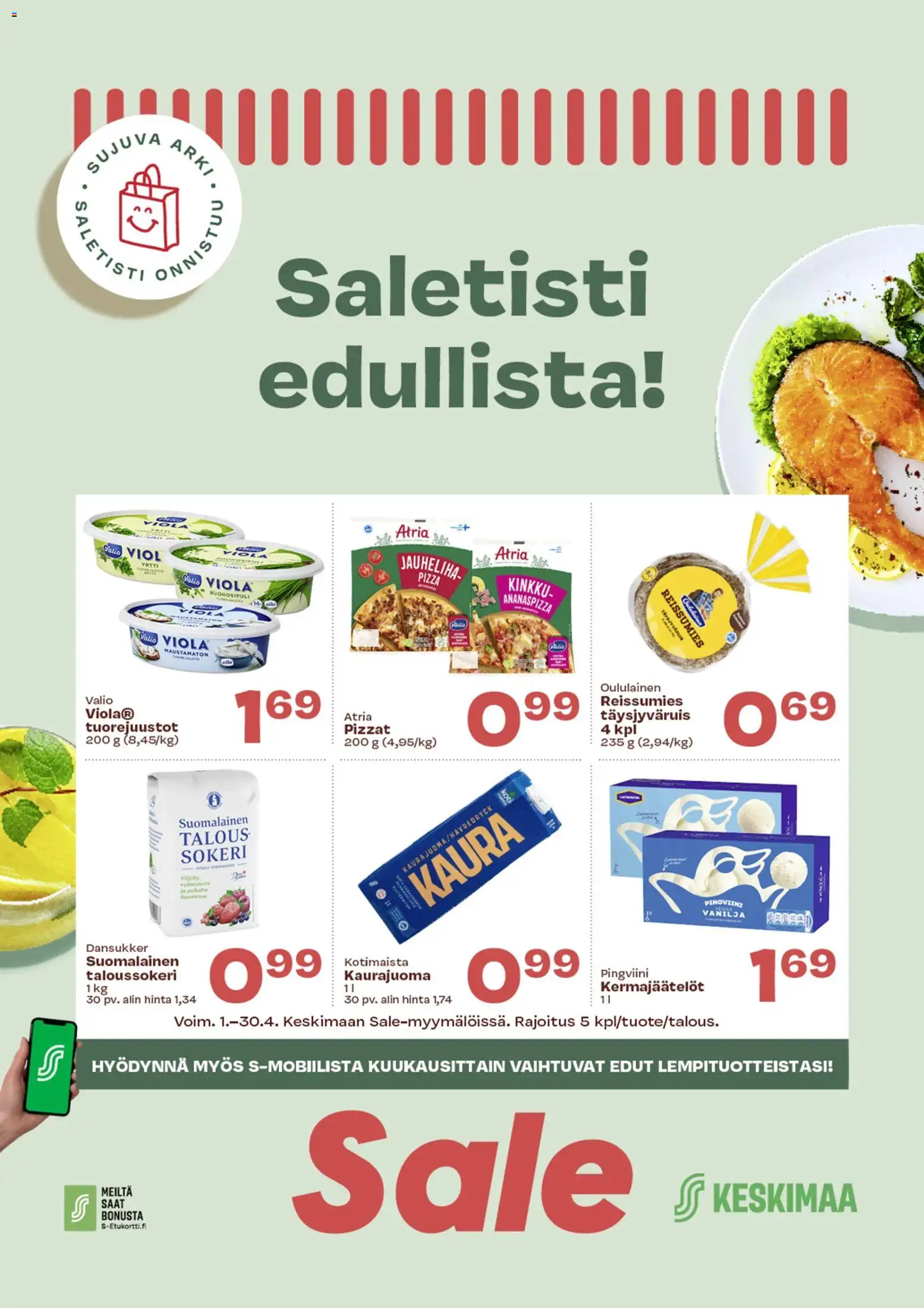 Kaupan Sale Sale tarjoukset esikatselu, voimassa 01/04/2026