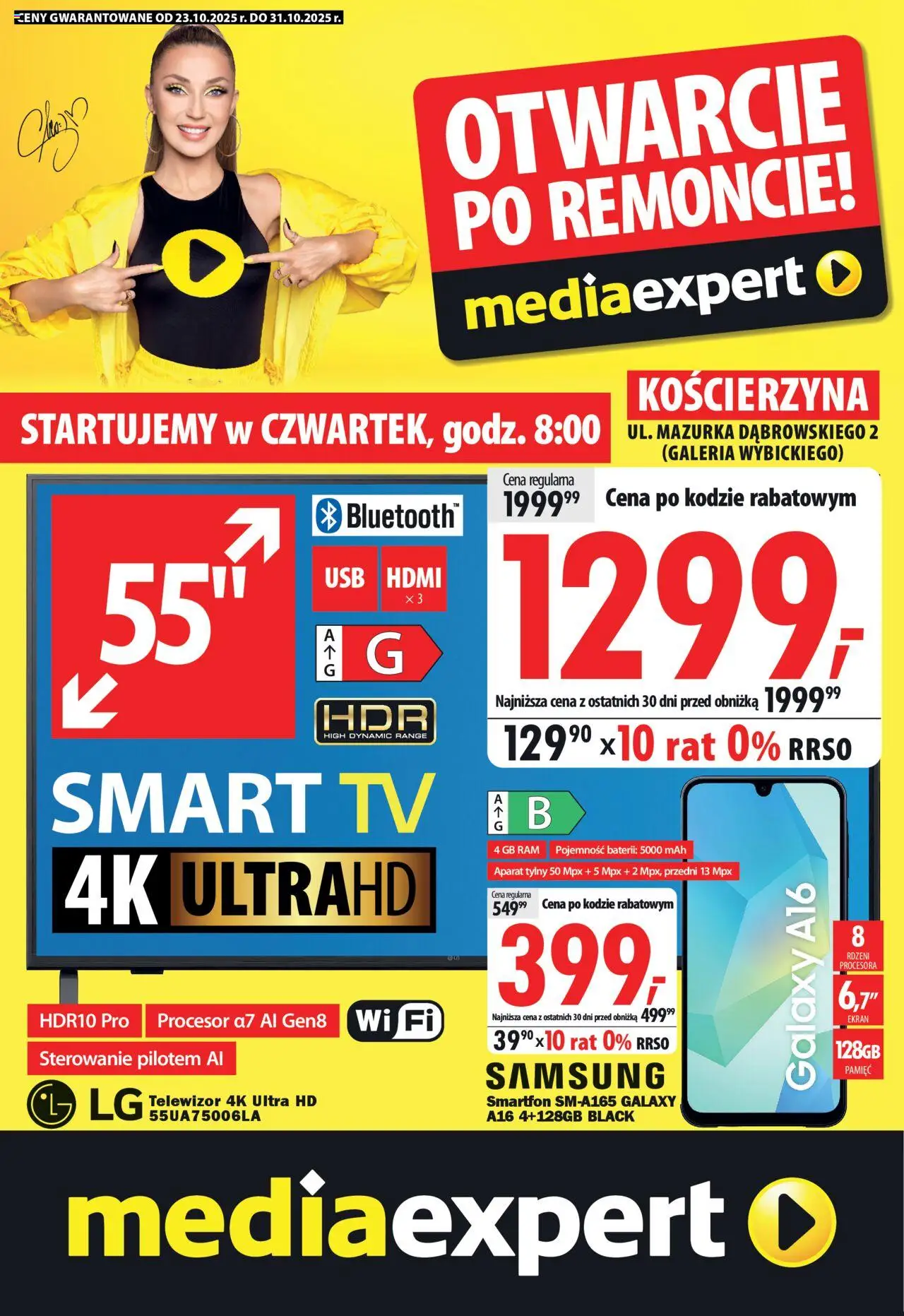 Mediaexpert Otwarcie po remoncie - Kościerzyna od 23.10.2025 - Nowa Gazetka - Numer strony 1