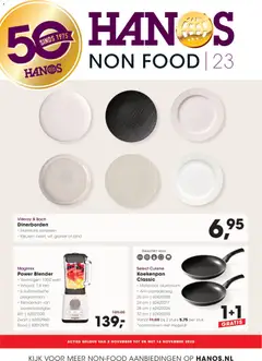 Voorbeeld van Non Food Folder van winkel Hanos geldig vanaf 03-11-2025