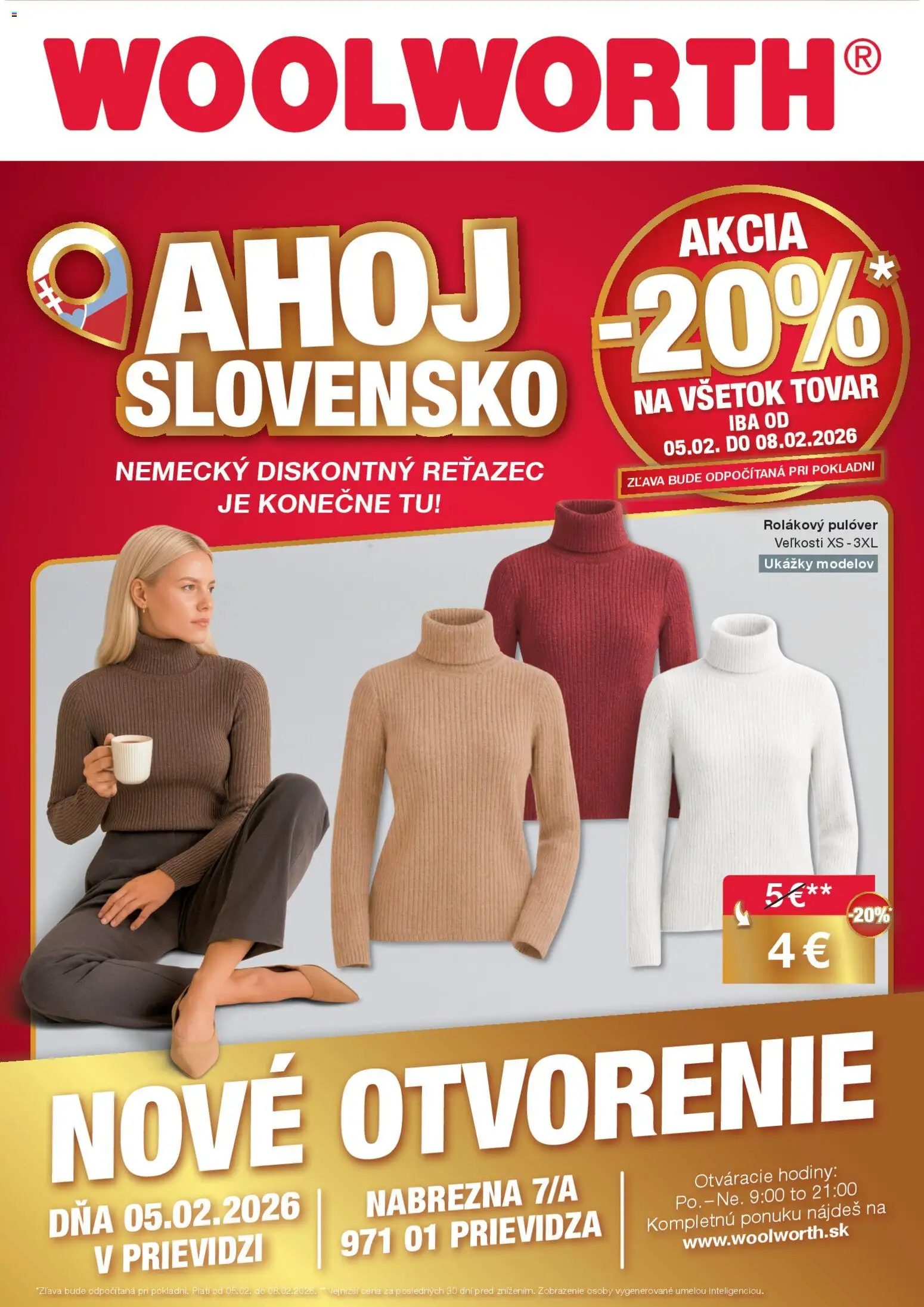 Náhľad Woolworth letáku platného od 01.02.2026 - Hodiny