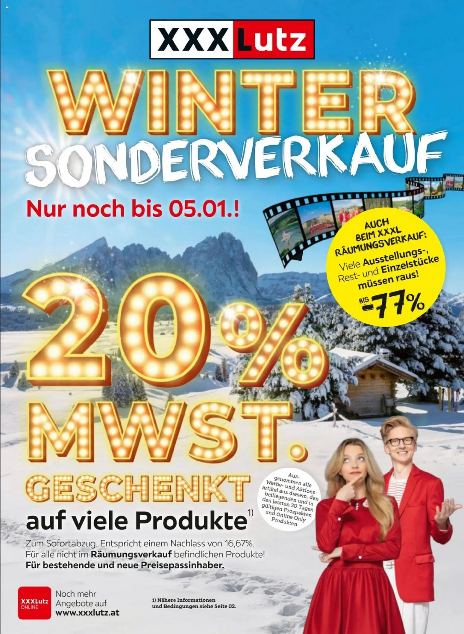 Vorschau der Angebote: XXXLutz Winter Sonderverkauf gültig ab 29.12.2025