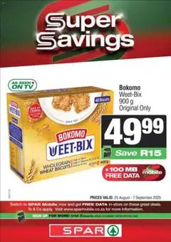 Preview of Superspar flyer valid from 25/08/2025