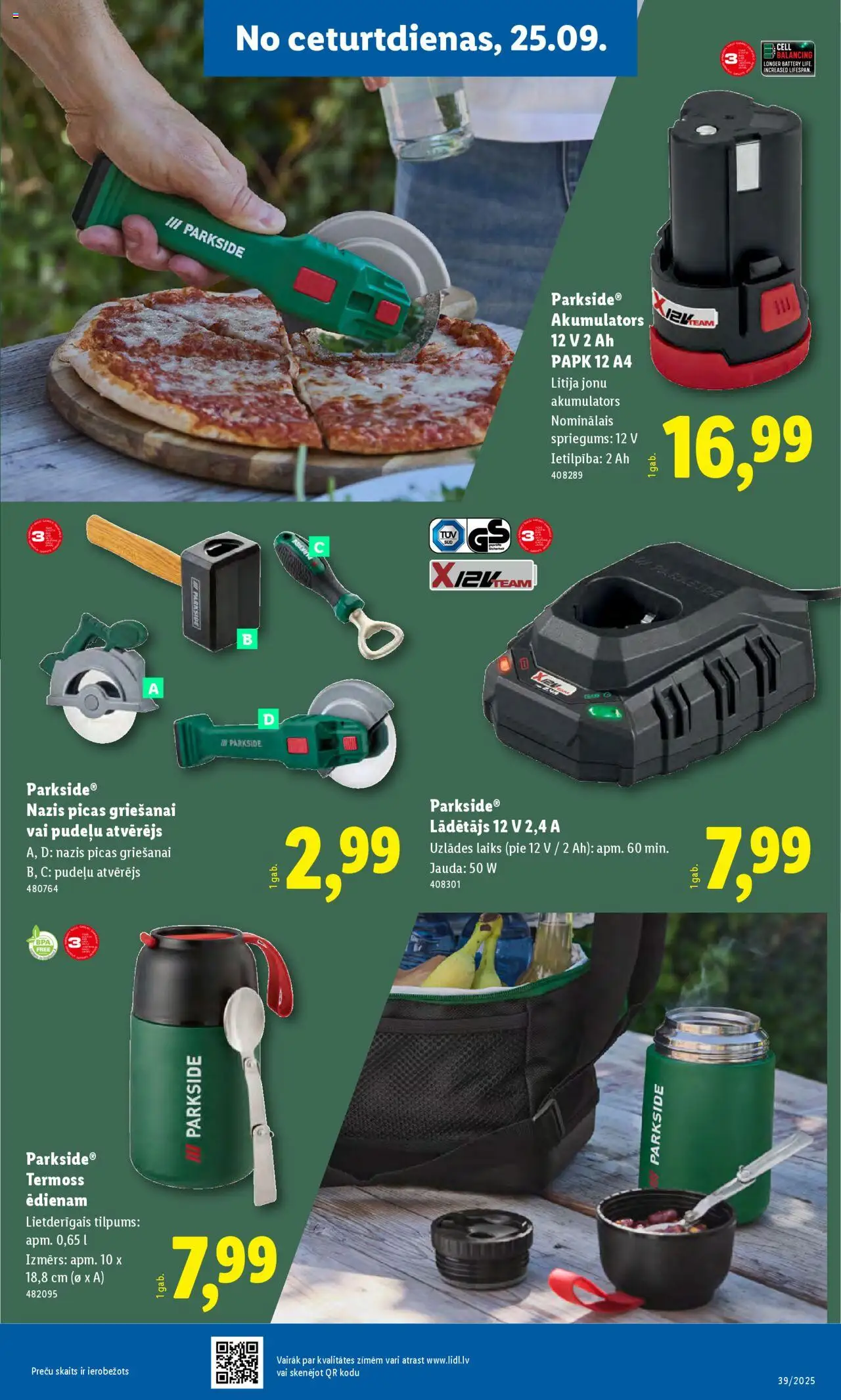 Skatīt Lidl akciju bukletu, derīgs no 2025.09.22