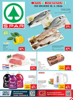 Pregled letka Katalog trgovine Spar vrijedi od 18.02.2026
