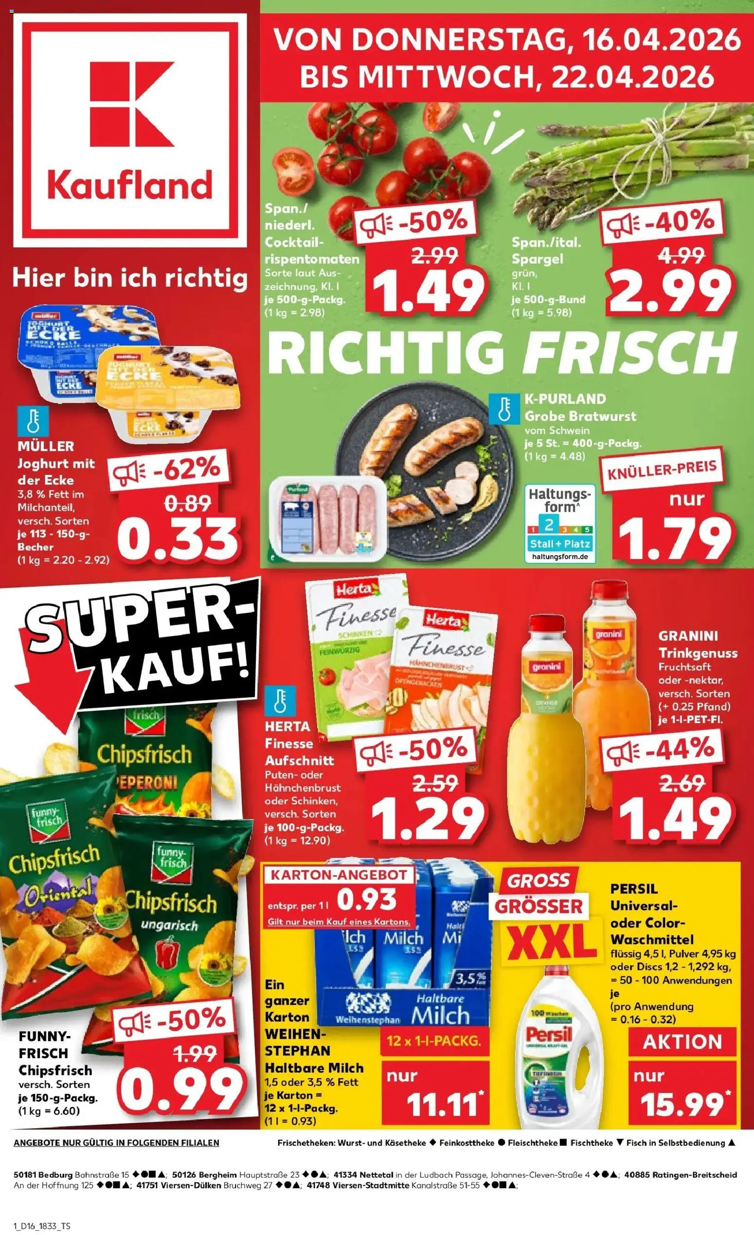 Vorschau von dem Prospekt des Geschäftes Kaufland, gültig ab dem 16.04.2026