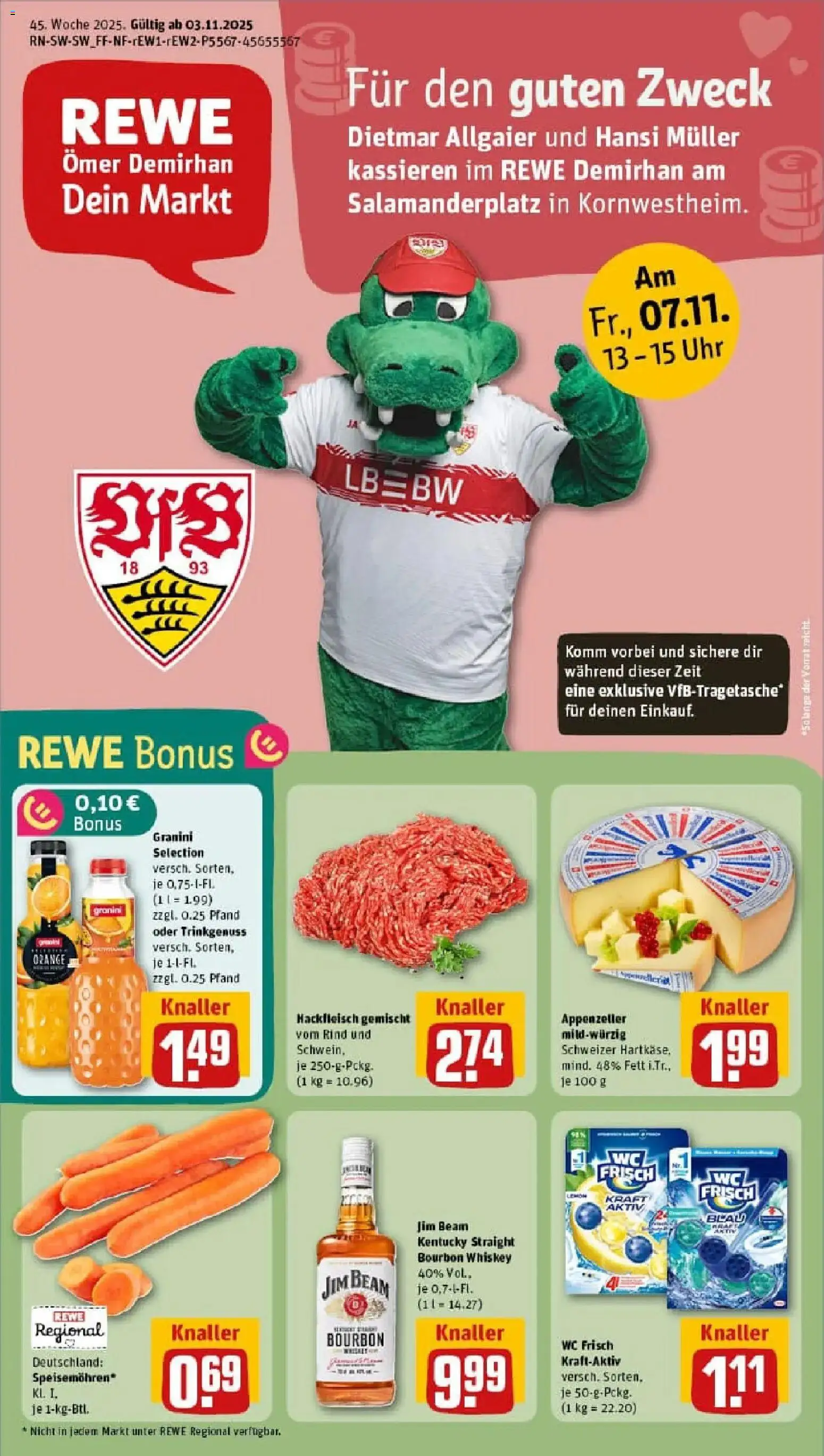 Vorschau von dem Prospekt des Geschäftes Rewe, gültig ab dem 02.11.2025