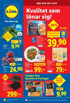 Förhandsgranska reklamblad Aktuella reklamblad Lidl från butik Lidl gäller från 08/09/2025