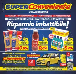 Anteprima dell'opuscolo Volantino Vittoria dal negozio SuperConveniente valido da 24/10/2025