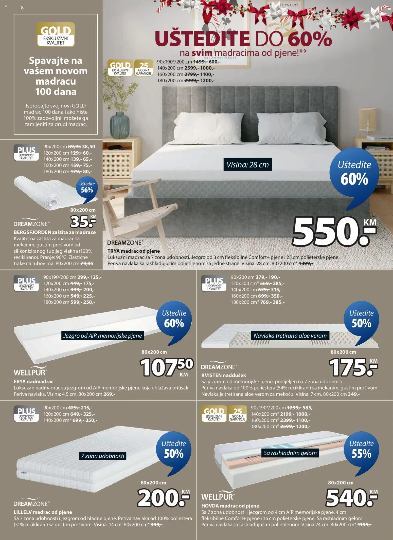 Pregled letka Katalog trgovine JYSK vrijedi od 2025.12.01