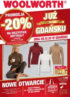 Pogląd gazetki "Już w Gdańsk" ze sklepu Woolworth ważnej od 09.12.2025