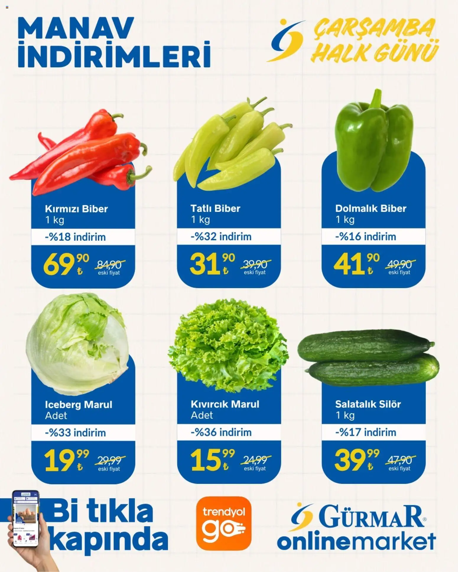 Gürmar Manav İndirimleri 10.12.2025 - Broşürünün önizlemesi