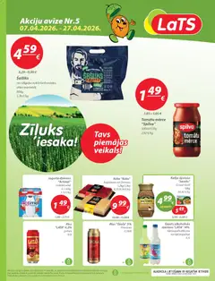 Skatīt Lats akciju bukletu, derīgs no 07.04.2026.