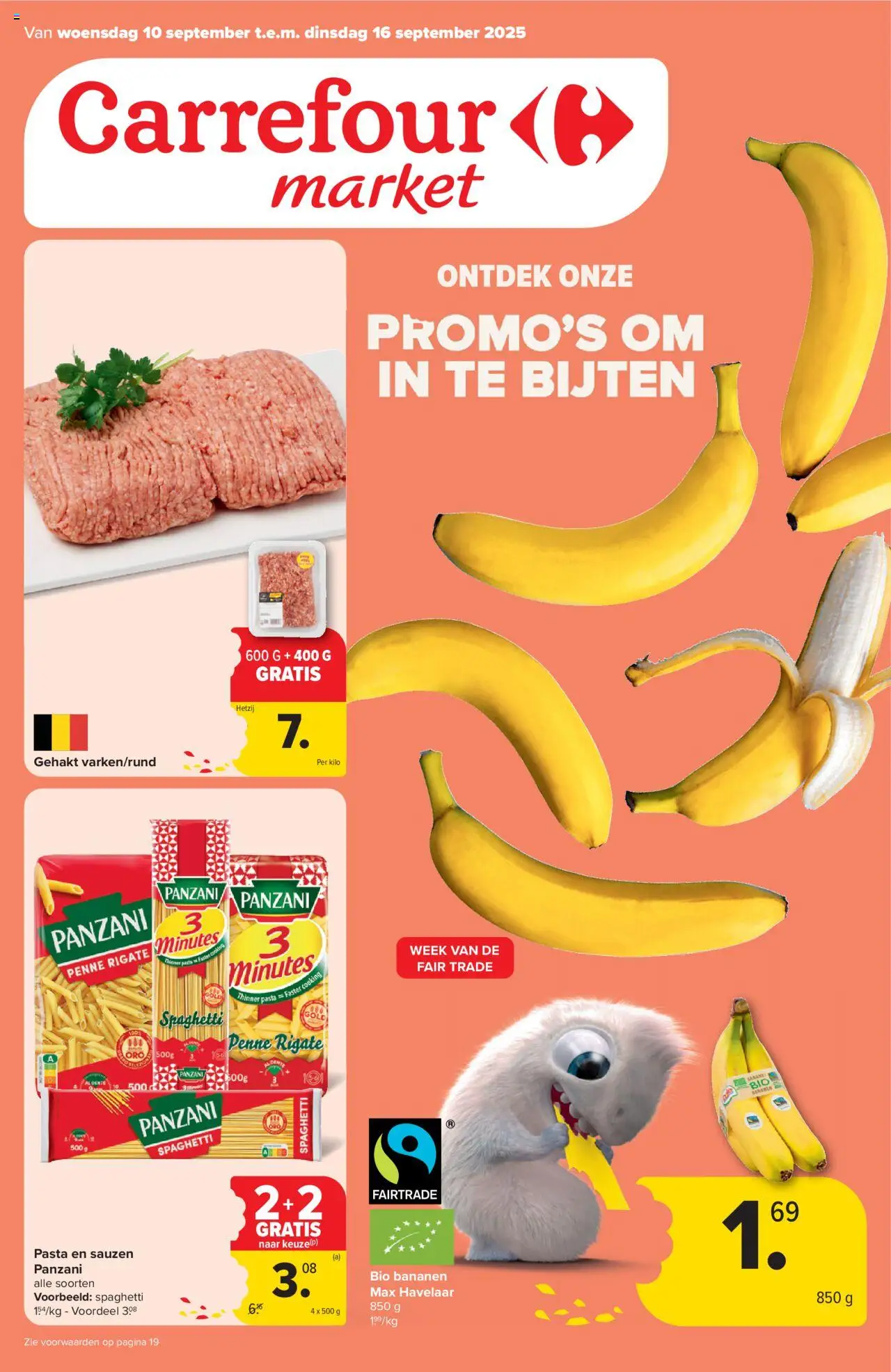 Carrefour shop Market Promoties geldig vanaf 10/09/2025 - Paginanummer 1