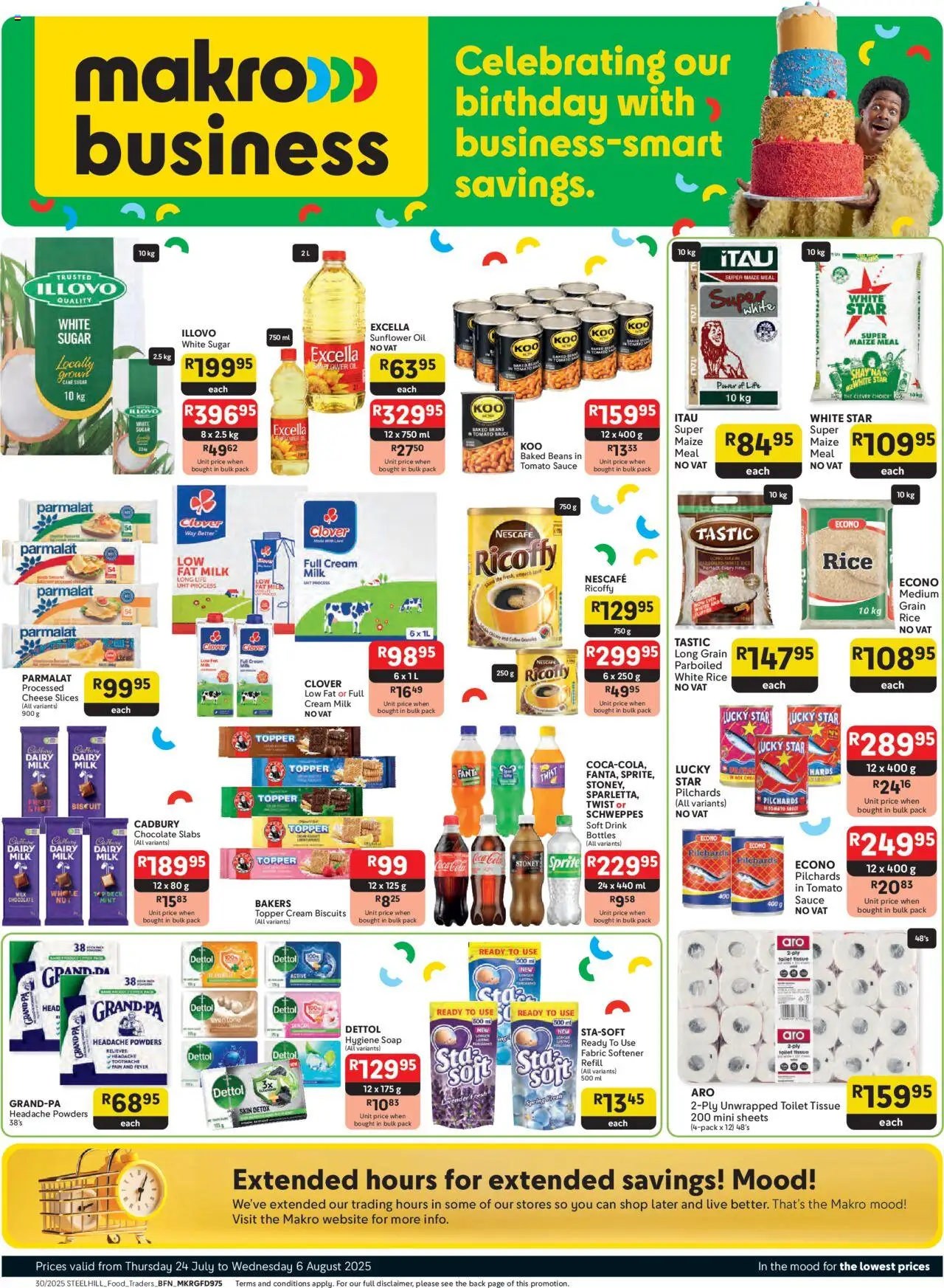 Makro Bloemfontein - Business from 24/07 - 06/08/2025 > Promotions