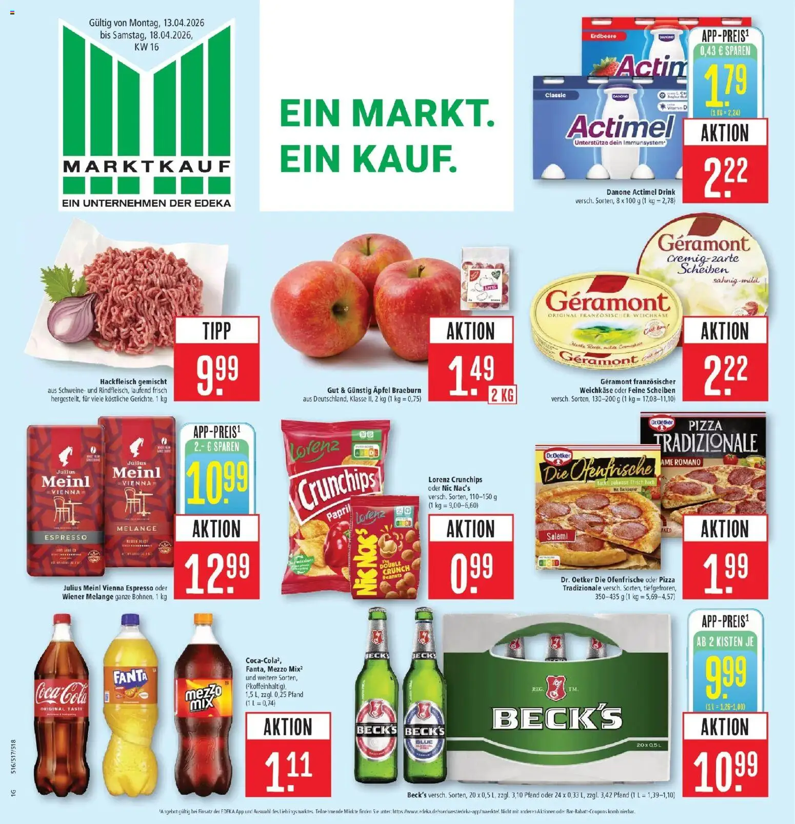 Vorschau von dem Prospekt des Geschäftes Marktkauf, gültig ab dem 13.04.2026