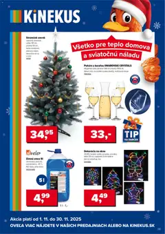 Náhľad Kinekus letáku platného od 01.11.2025