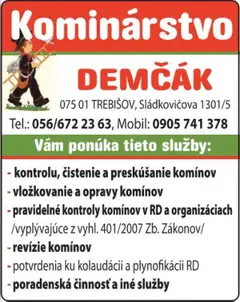 Náhľad Kominárstvo Demčák letáku platného od 09.09.2025