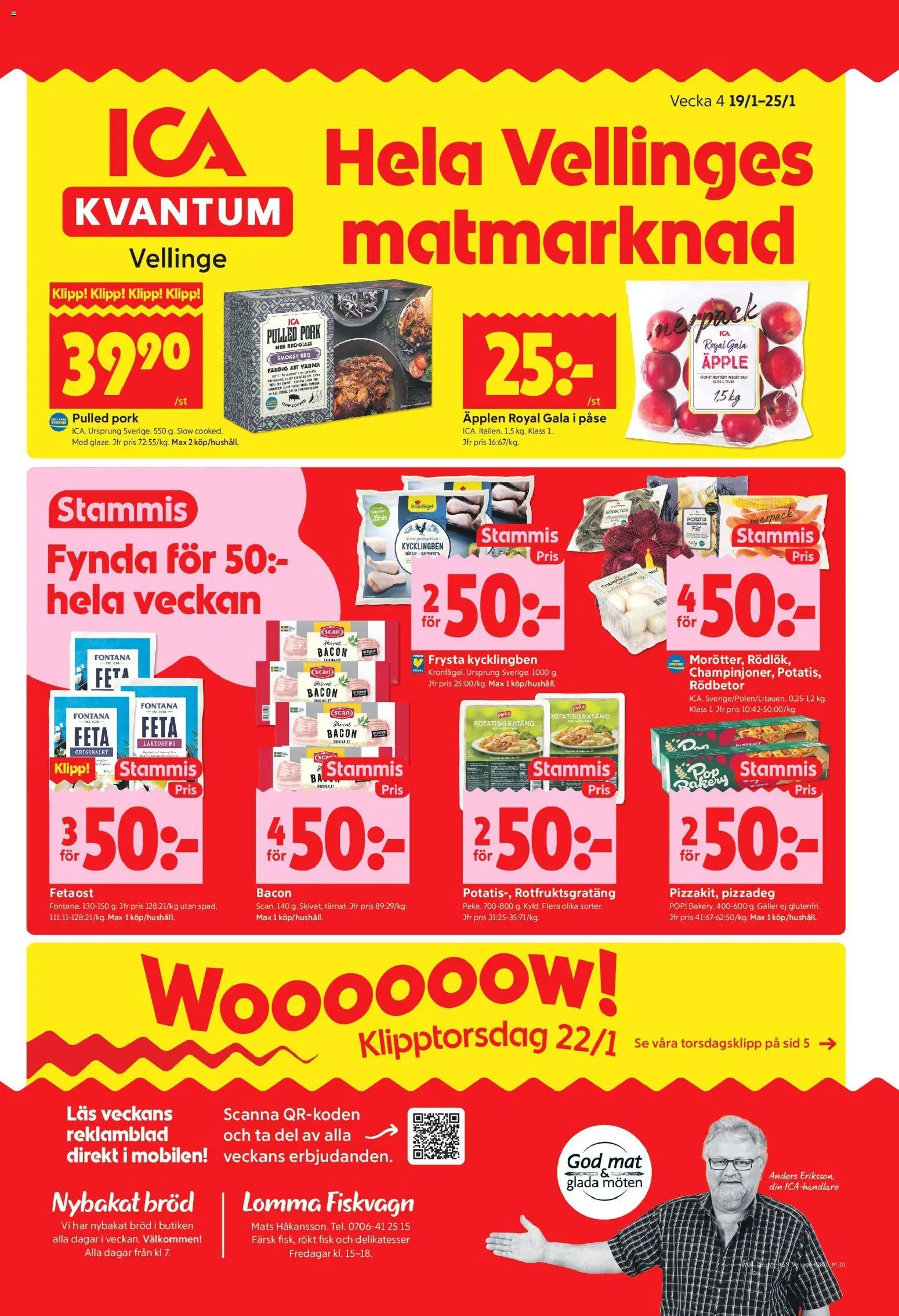 Förhandsgranska reklamblad Vellinge från butik ICA Kvantum gäller från 19/01/2026