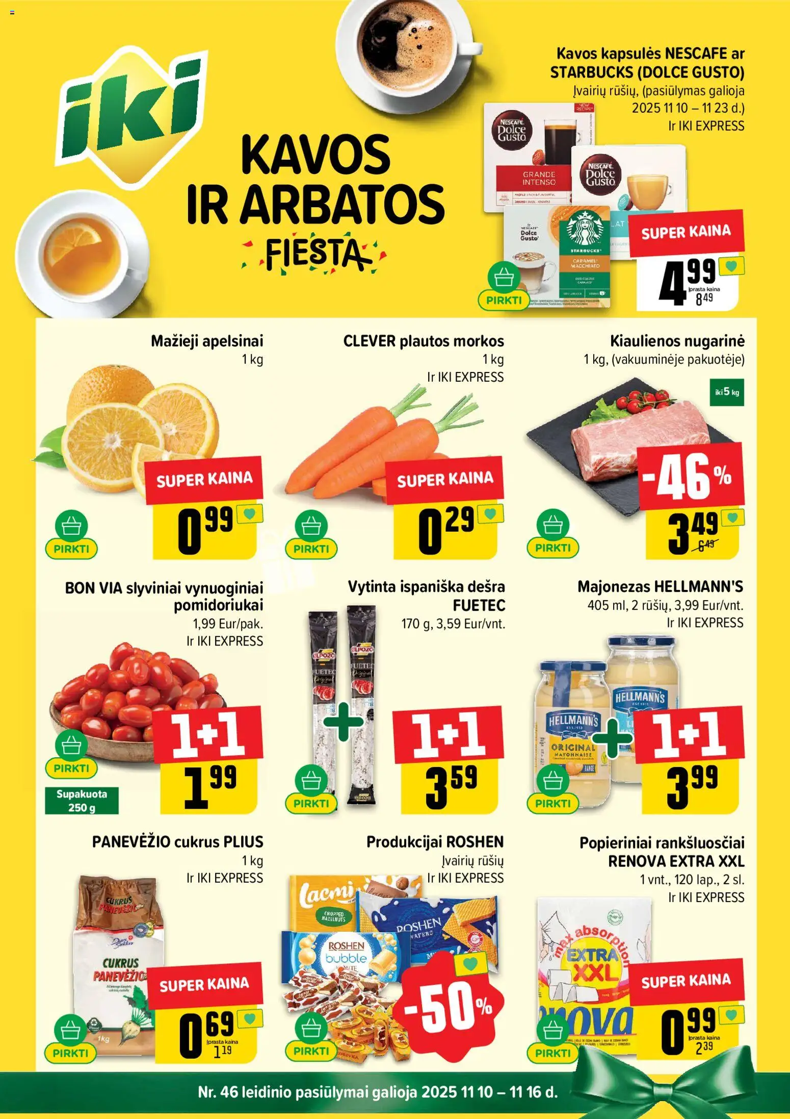 IKI parduotuvės leidinio Leidinys galiojančio nuo 2025.11.10 peržiūra