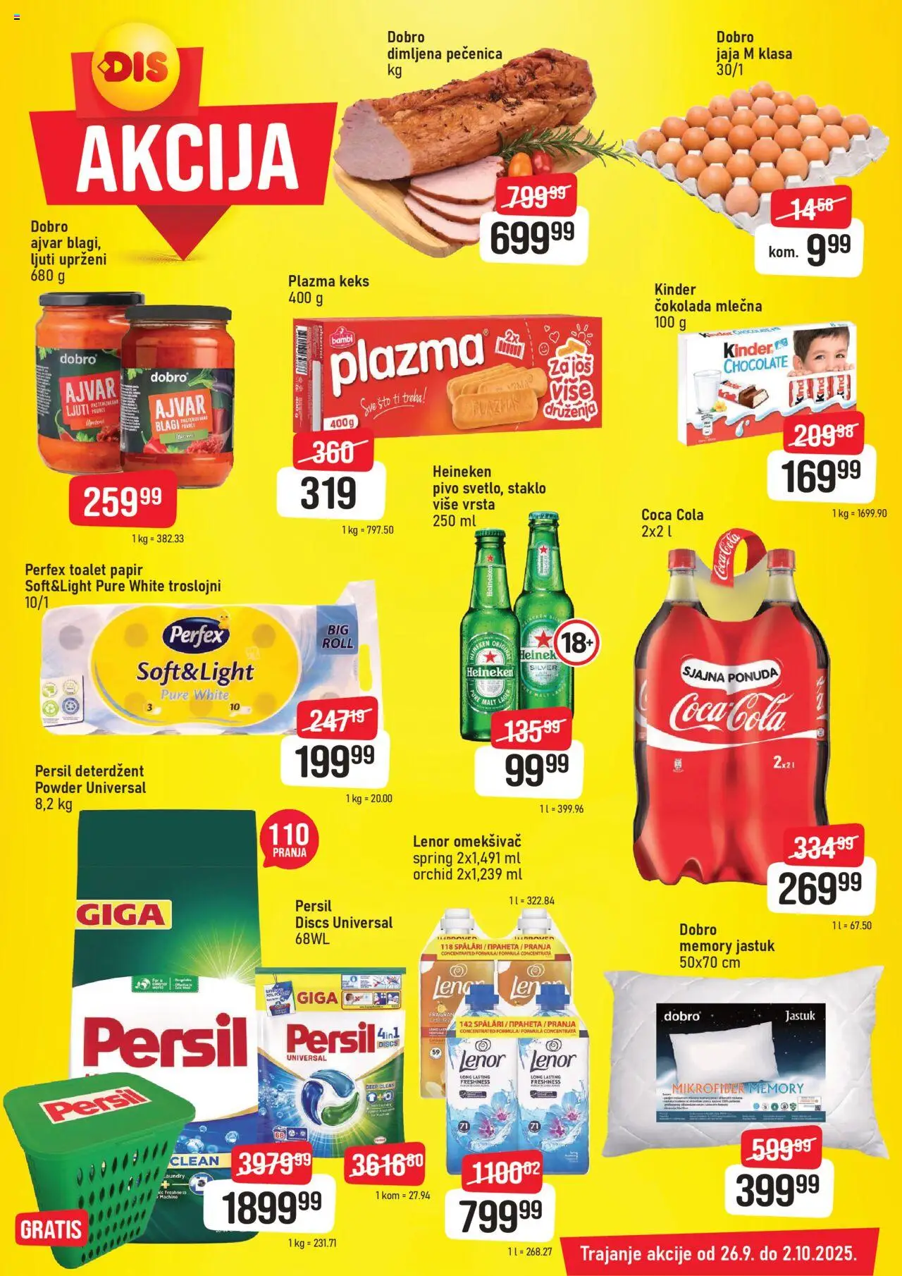 Super DIS katalog važi od 26.09.2025 - stranica 1
