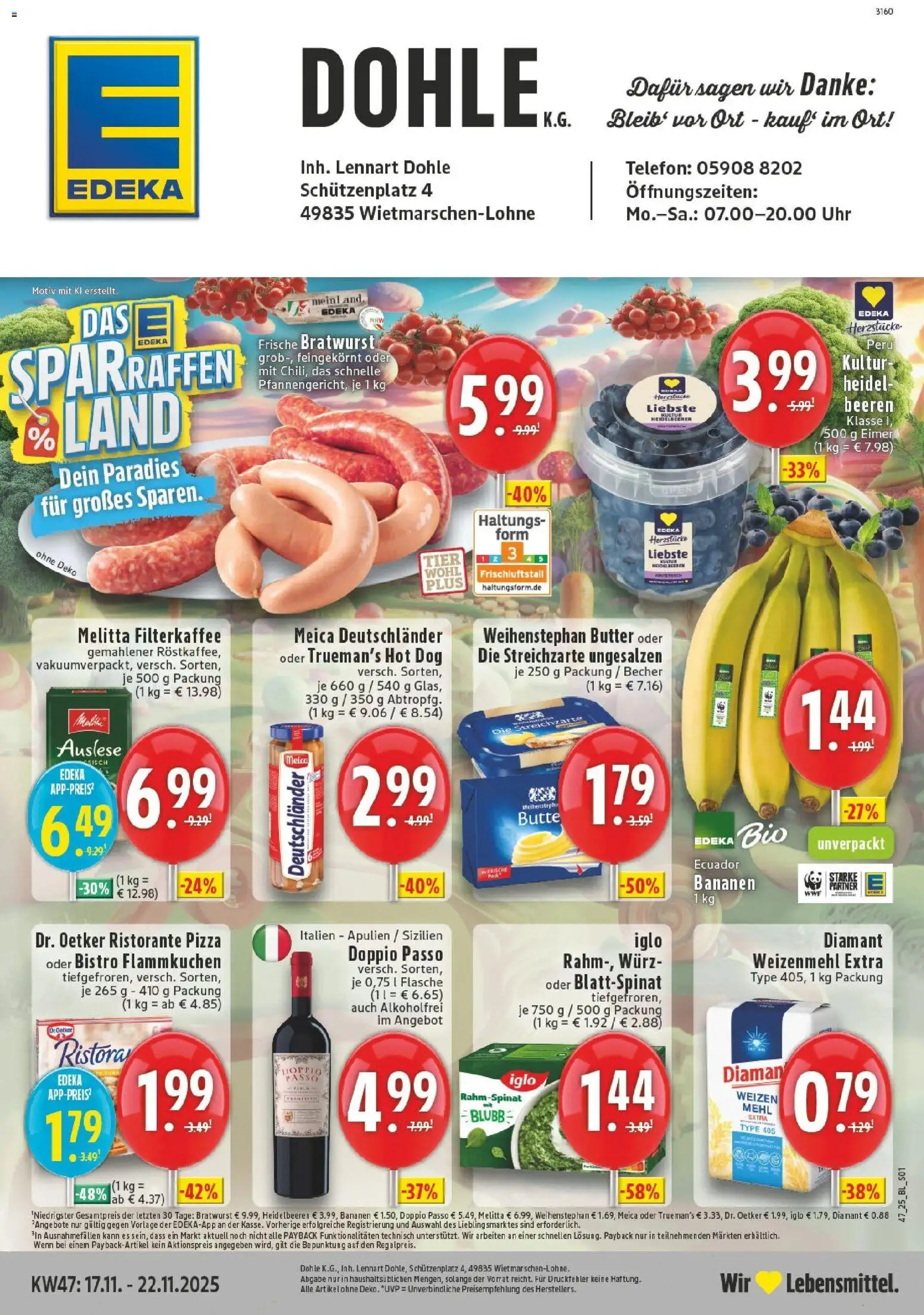 Vorschau von dem Prospekt des Geschäftes Edeka, gültig ab dem 17.11.2025